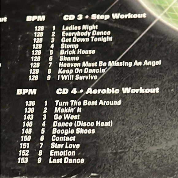Disco Party professional Fitness Music 4 cds - Picture 8 of 9
